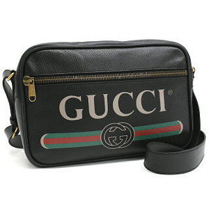 Gucci messenger Shoulder Bag black leather